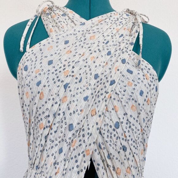 “Rare” Ulla Johnson Karima Metallic Cutout Dress - Picture 12 of 12